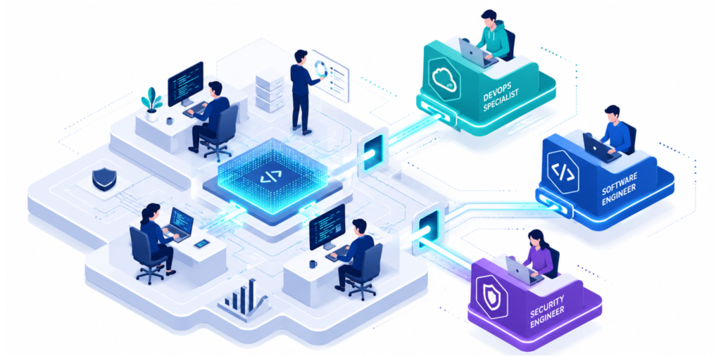 Koreevo IT Staff Augmentation Illustration