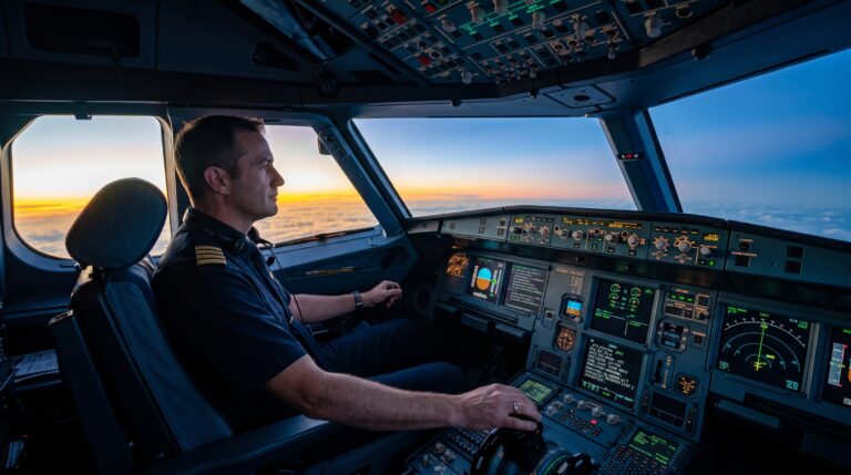 A confident pilot uses autopilot